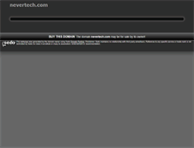 Tablet Screenshot of nevertech.com